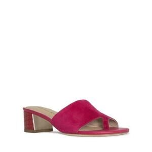 Donald Pliner Women's Toe Loop Block Heel Slide Sandals